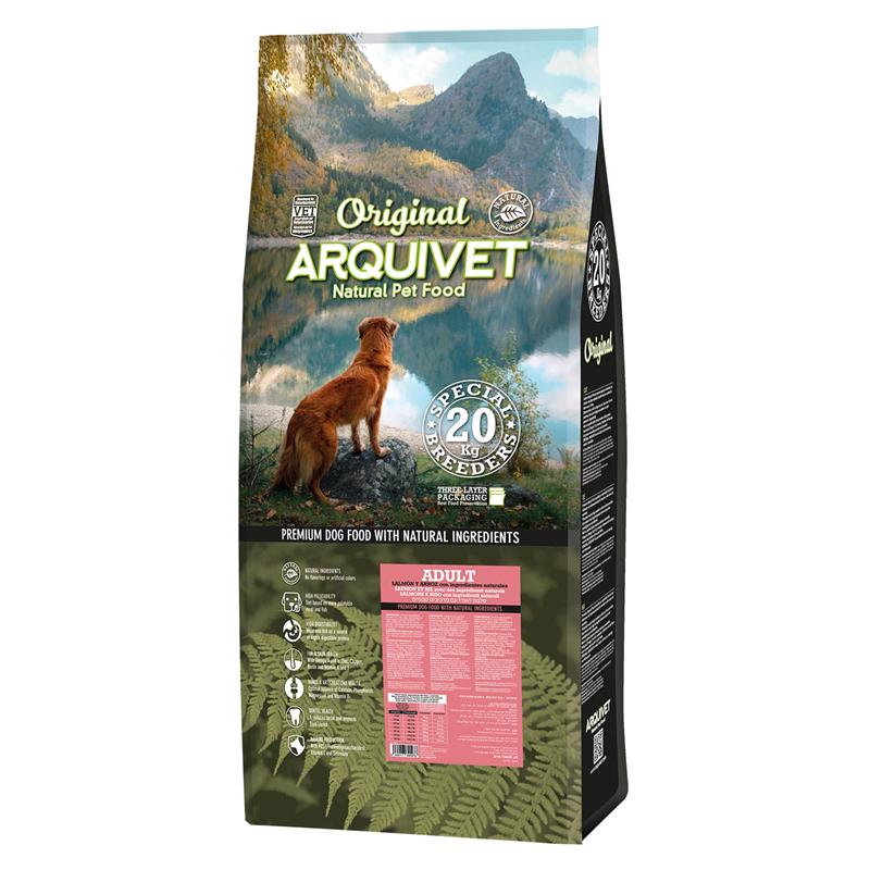 Arquivet-Original - Adult -Salmón y arroz - 20 kg