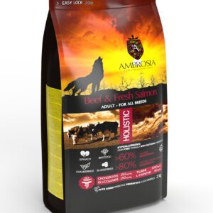 Ambrosia Grain Free Ternera y Salmón 12k