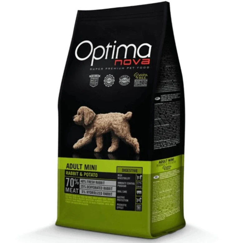 Optima Nova Adult Mini Digestive Conejo 8k