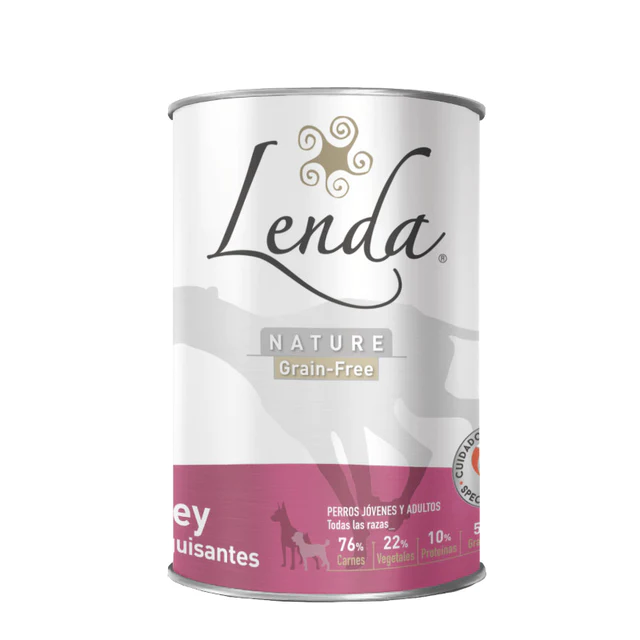 Lenda Comida húmeda de buey con guisantes