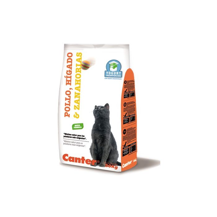 Canter gatos pollo y yogurt 20 kg