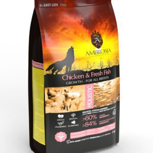 Ambrosia Grain Free Puppy Pollo y Pescado Fresco 6k