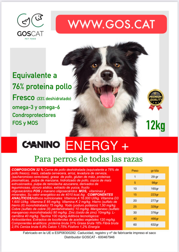 Goscat Canino Energy Plus 12k