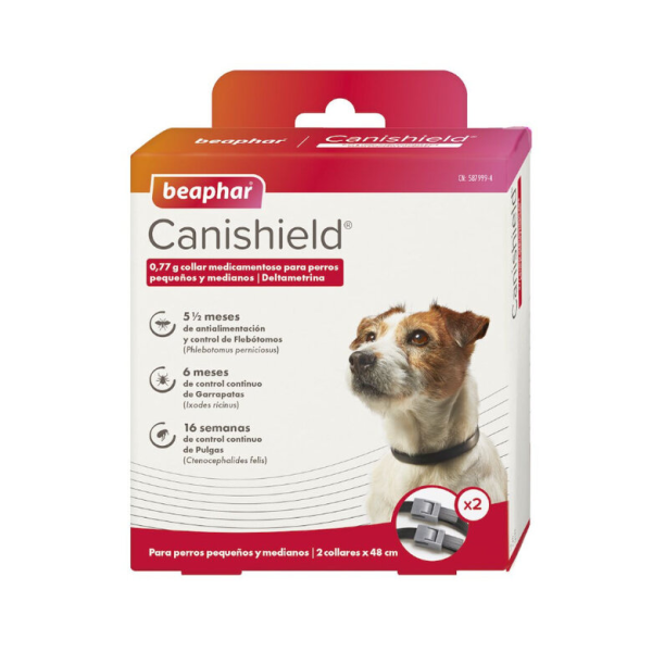 2 x collar antiparasitario 48 cm