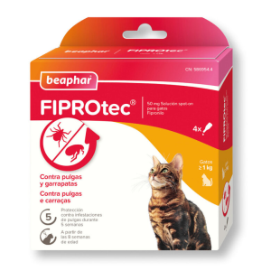 4 pipetas gato fiprotec