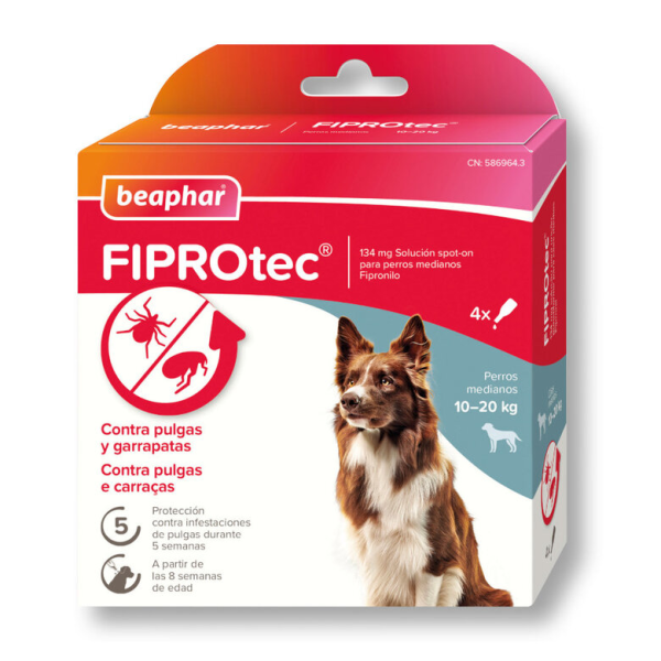 Pipetas perro fiprotec
