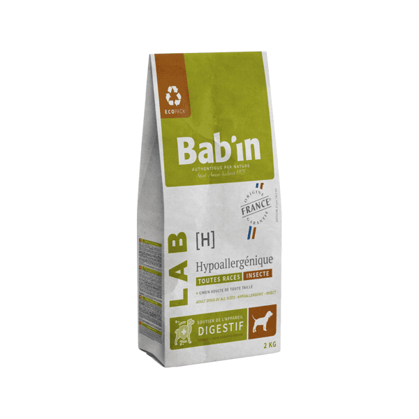 BAB’IN Dog Lab Adult H – Hipoalergenico, 10 Kg.